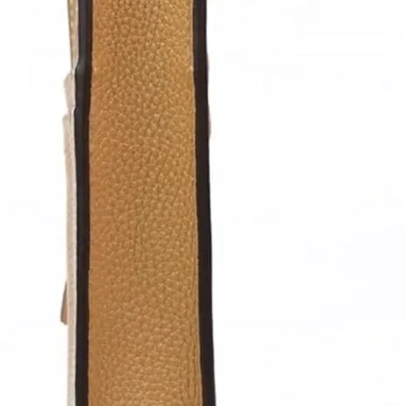 NWOT Tory Burch Beige Thea Leather Cellphone Crossbody - Picture 2 of 9